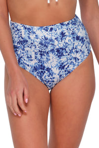 Sunsets Island Ink Rib Hannah High Waist Bottom