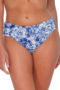 Sunsets Island Ink Rib Hannah High Waist Bottom