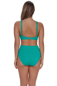 Pacifica Jade Jewel Lurex Hannah High Waist Bottom