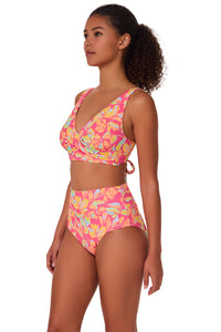 Sunsets Magic Hour Crepe Hannah High Waist Bottom