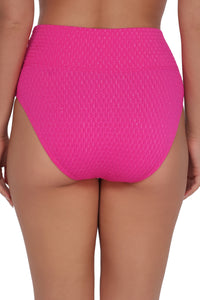 Pacifica Pink Diamond Lurex Hannah High Waist Bottom