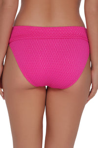 Pacifica Pink Diamond Lurex Hannah High Waist Bottom