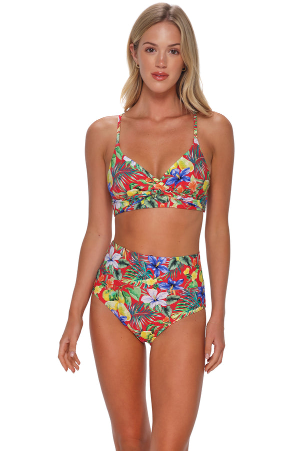 Sunsets Surf's Up Hannah High Waist Bottom