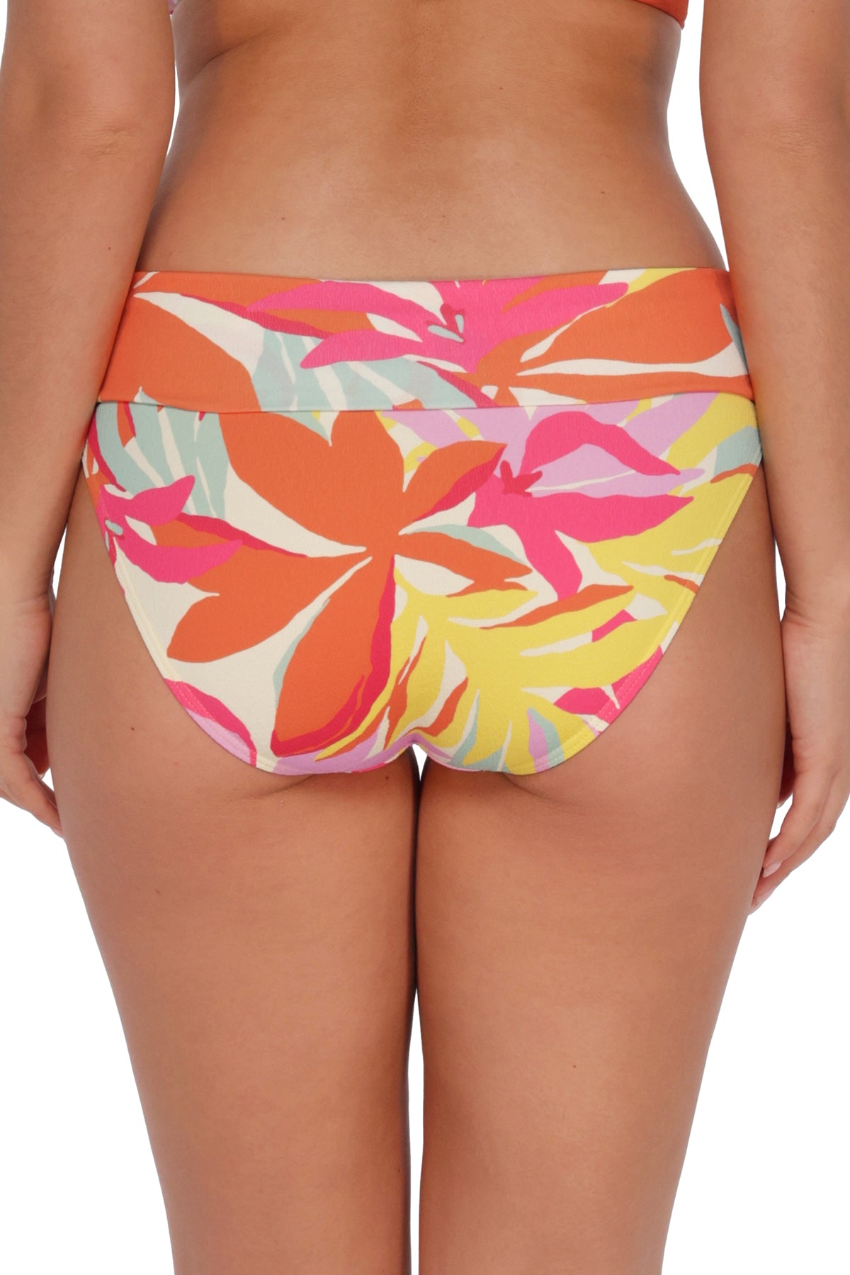 Sunsets Tropicolor Crepe Hannah High Waist Bottom