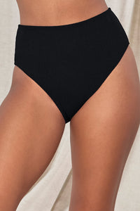 Pacifica by Sunsets Black Pacifica Astrid High Waist Bottom XS / BLKPA / 352B