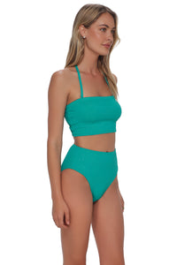 Pacifica Jade Jewel Lurex Astrid High Waist Bottom