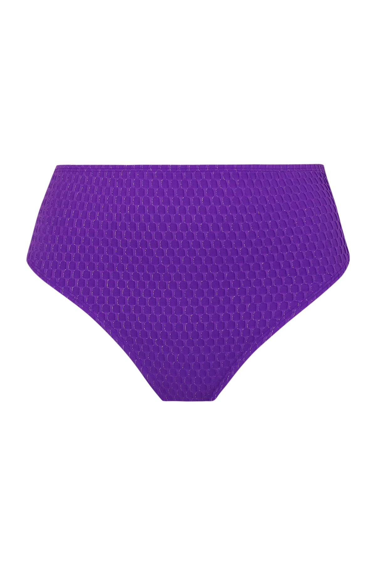 Pacifica Purple Gem Lurex Astrid High Waist Bottom