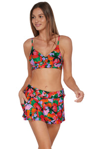 Sunsets Hummingbird Cove Sporty Swim Skirt Bottom XS / HUMMI / 40B