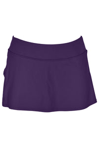 Sunsets Paradise Plum Sporty Swim Skirt Bottom XS / PARAD / 40B