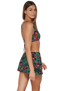 Sunsets Welcome To Rio Sporty Swim Skirt Bottom XS / WELCO / 40B