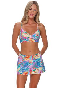 Sunsets Aloha Vista Sporty Swim Skirt