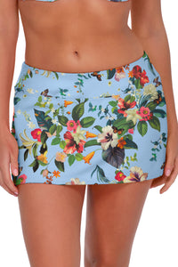 Sunsets Budding Romance Sporty Swim Skirt