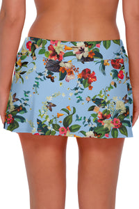 Sunsets Budding Romance Sporty Swim Skirt