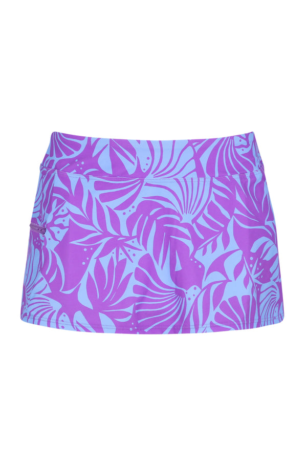 Front pose #1 of a floating garment shot featuring Sunsets Seaborne Sporty Swim Skirt