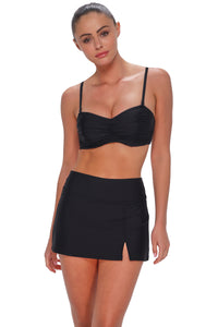 Sunsets Black Allison Swim Skirt