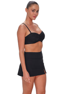 Sunsets Black Allison Swim Skirt