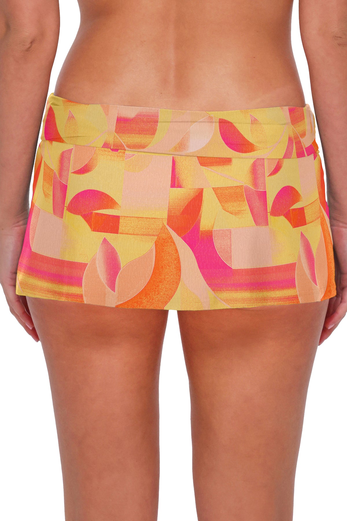 Sunsets Dreamsicle Crepe Allison Swim Skirt