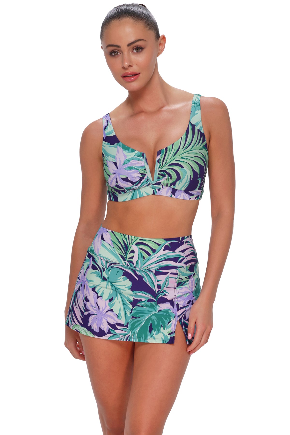 Sunsets Palm Shade Allison Swim Skirt