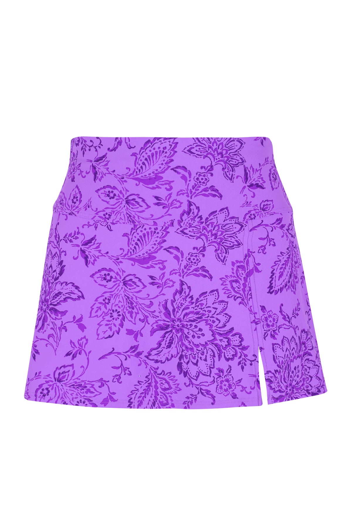 Front pose #1 of a floating garment shot featuring Sunsets Regency Allison Swim Skirt
