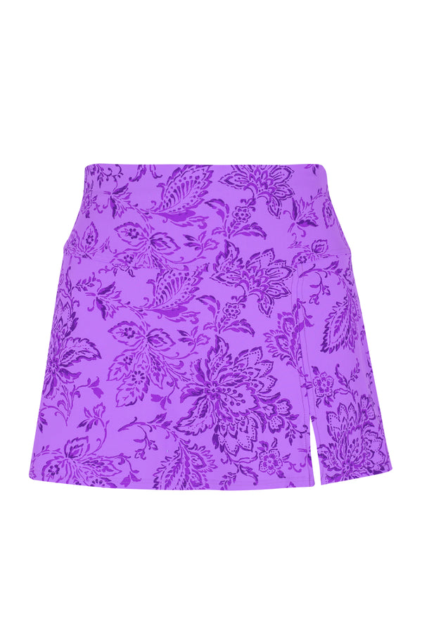 Front pose #1 of a floating garment shot featuring Sunsets Regency Allison Swim Skirt