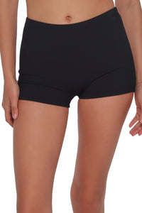 Pacifica Black Rib Ayden Boyshort