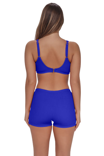 Pacifica Vivid Blue Rib Ayden Boyshort