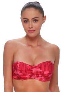 Sunsets Rambling Rose Loretta Bandeau Top