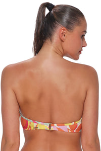 Sunsets Tropicolor Crepe Loretta Bandeau Top