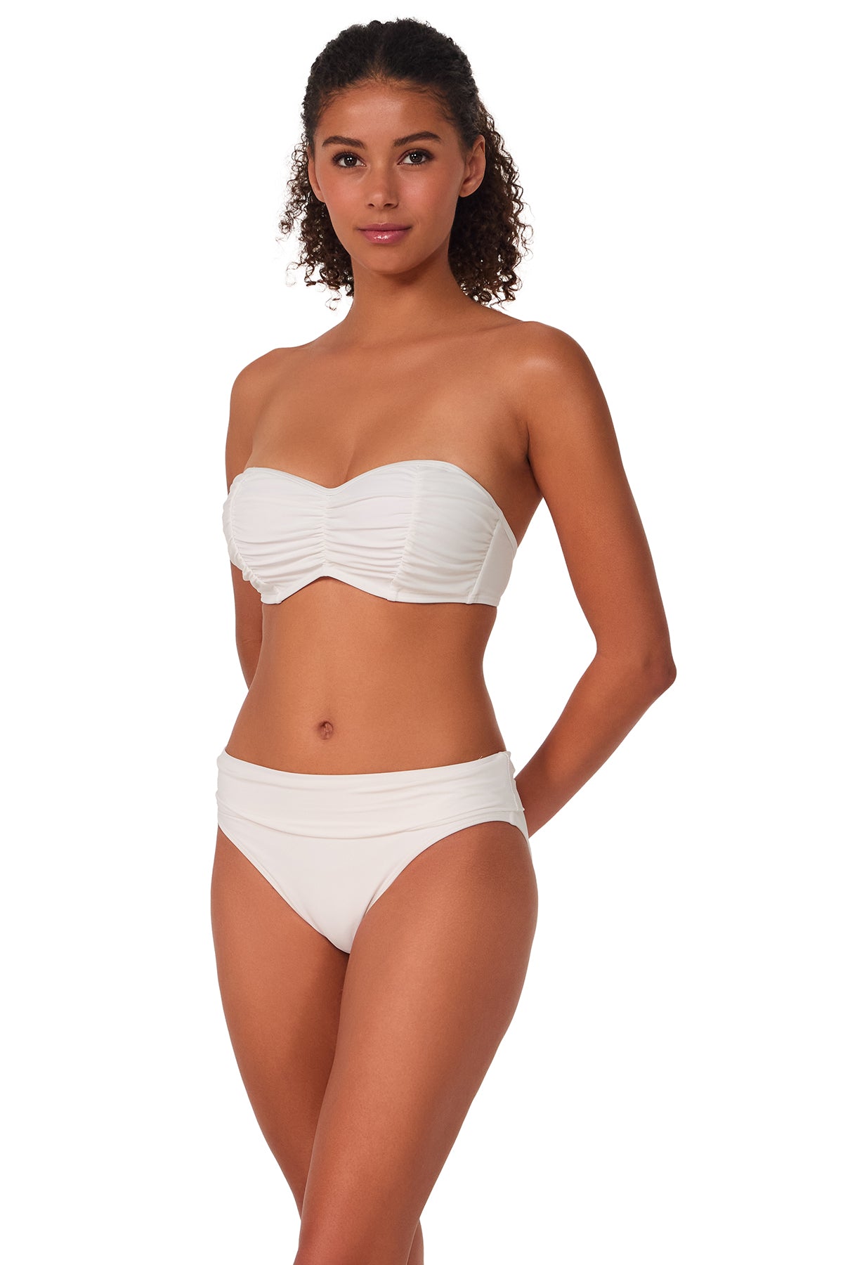 Sunsets White Lily Loretta Bandeau Top