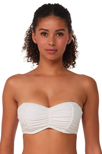 Sunsets White Lily Loretta Bandeau Top