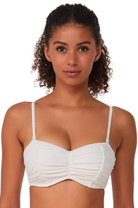 Sunsets White Lily Loretta Bandeau Top