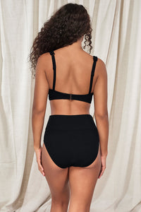 Pacifica by Sunsets Black Pacifica Hannah High Waist Bottom XS / BLKPA / 33B