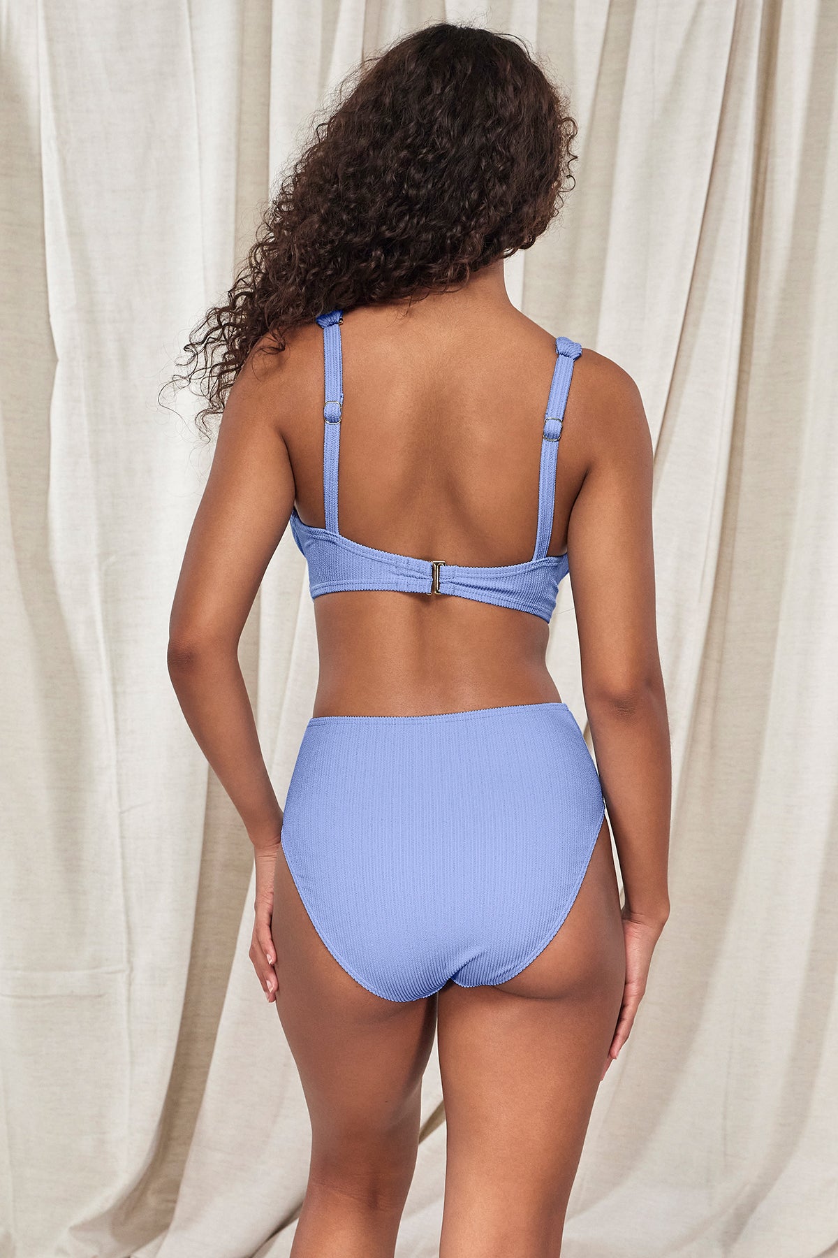 Hydrangea Mirabella: Underwire Crossover Bikini 🩵 Pacifica