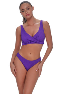 Pacifica Purple Gem Lurex Mirabella Top