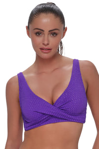 Pacifica Purple Gem Lurex Mirabella Top