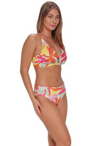 Sunsets Tropicolor Crepe Natalie Top