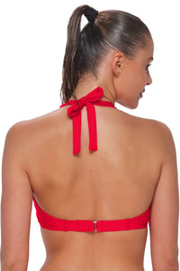 Sunsets Geranium Muse Halter Top