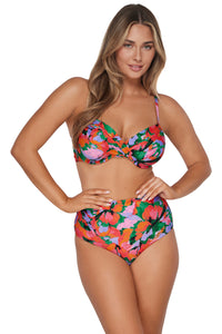 Sunsets Hummingbird Cove Capri High Waist Bottom XS / HUMMI / 310B