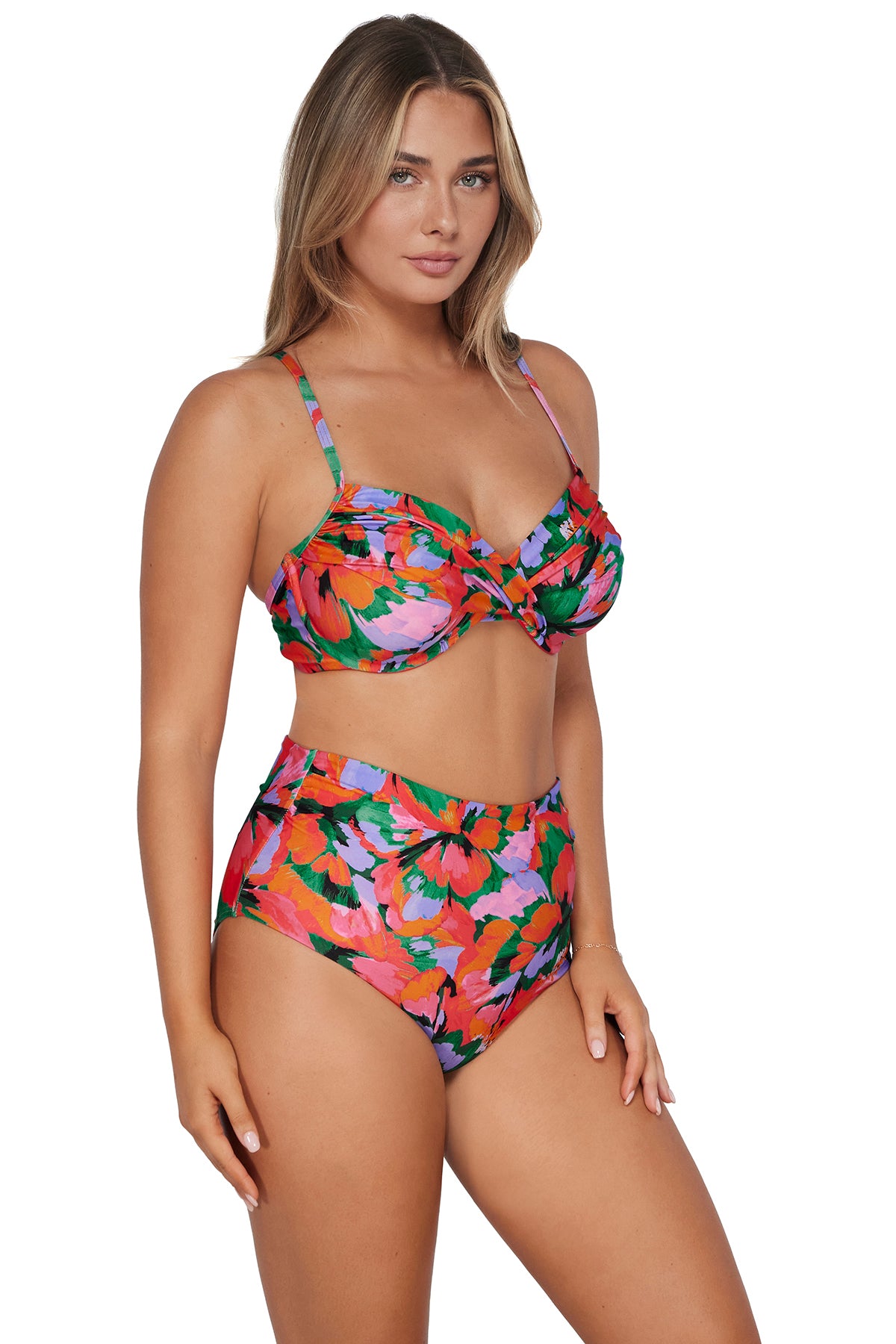 Sunsets Hummingbird Cove Capri High Waist Bottom XS / HUMMI / 310B