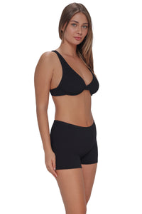 Pacifica Black Rib Emery Underwire Top