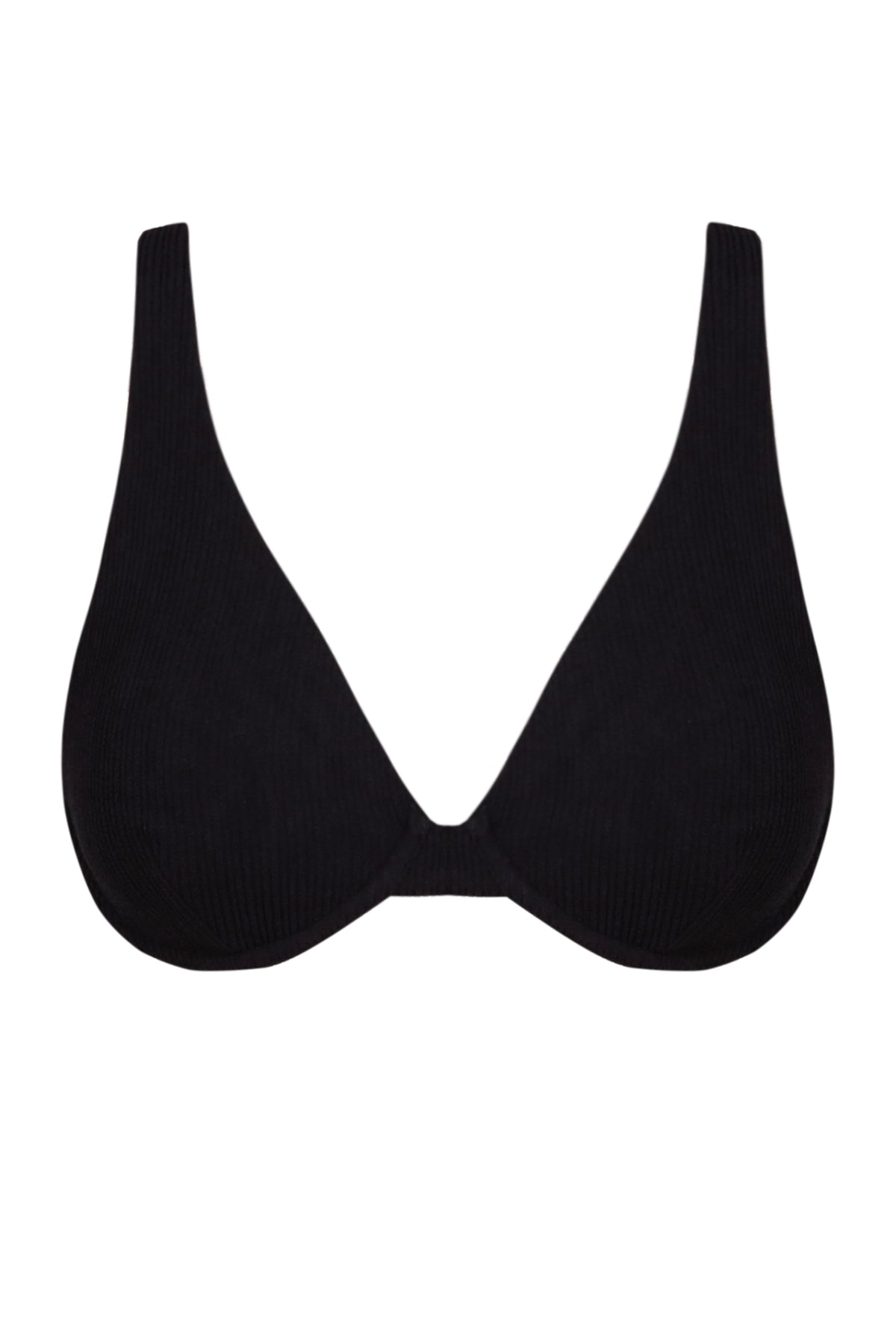 Pacifica Black Rib Emery Underwire Top