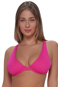 Pacifica Pink Diamond Lurex Emery Underwire Top