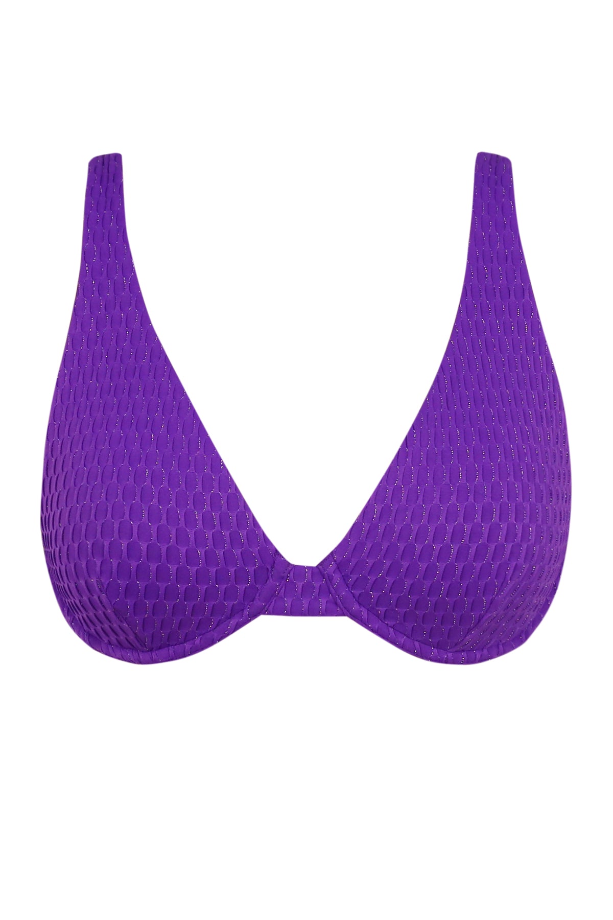 Pacifica Purple Gem Lurex Emery Underwire Top