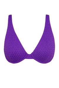 Pacifica Purple Gem Lurex Emery Underwire Top