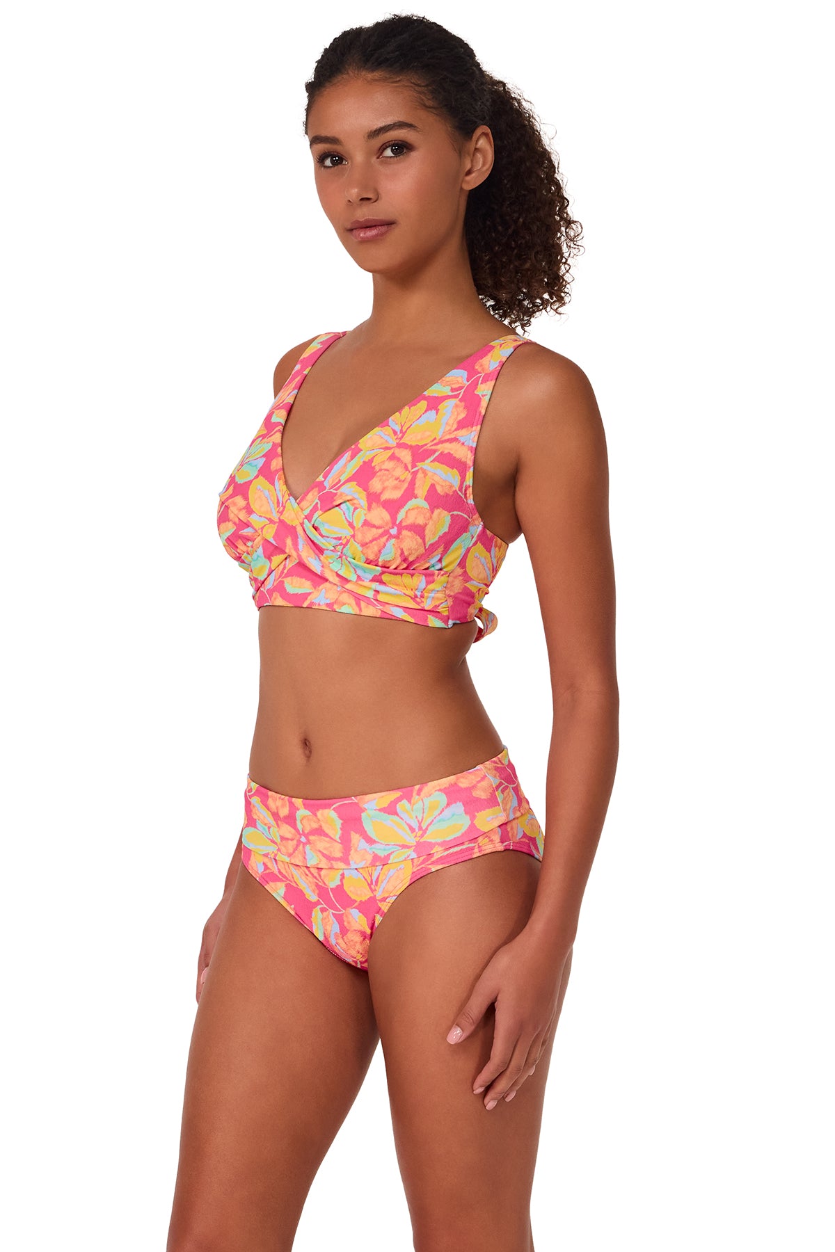 Sunsets Magic Hour Crepe Elsie Top