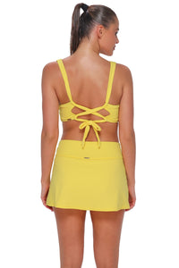 Sunsets Pineapple Crepe Elsie Top