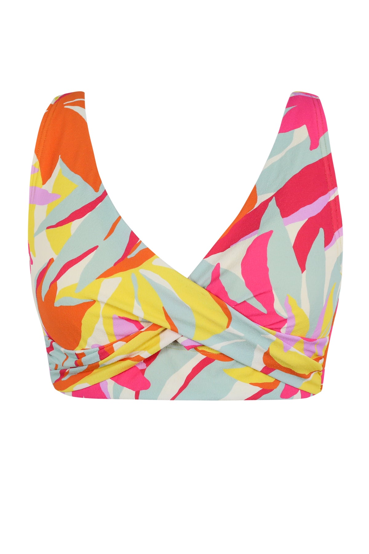 Sunsets Tropicolor Crepe Elsie Top