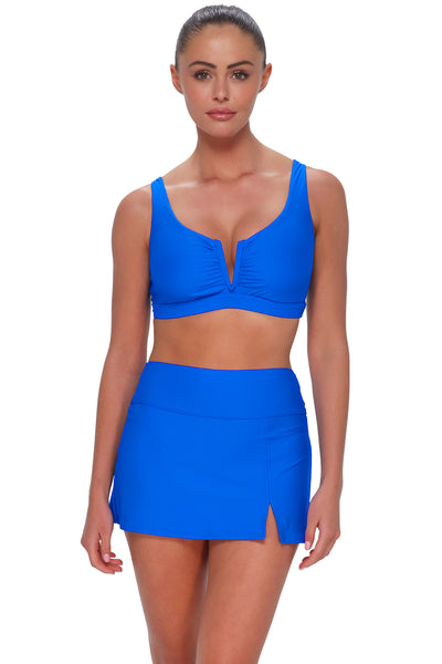 Sunsets Electric Blue Vienna V-Wire Top
