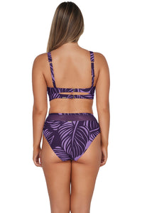 Sunsets Mystic Palms Annie High Waist Bottom XS / MYSTI / 324B