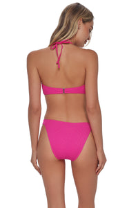 Pacifica Pink Diamond Lurex Nina Bandeau Top